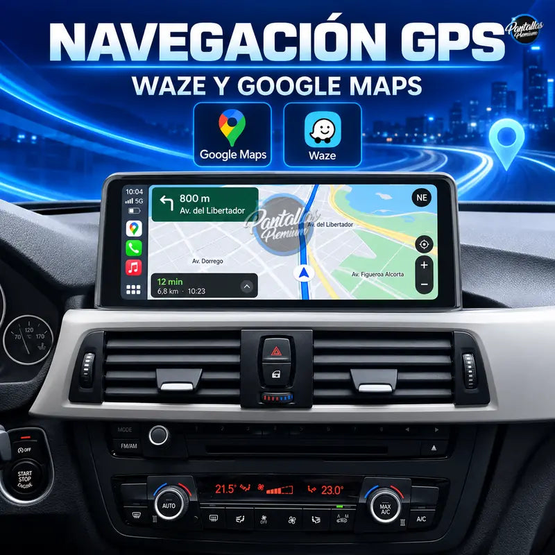 Radio pantalla CarPlay y Android Auto para BMW Serie 1 2 3 4 F20 F30 F32 F36 NBT EVO 10.25'' 2012-2021 - foto 4