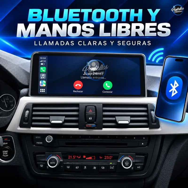 Radio pantalla CarPlay y Android Auto para BMW Serie 1 2 3 4 F20 F30 F32 F36 NBT EVO 10.25'' 2012-2021 - foto 7