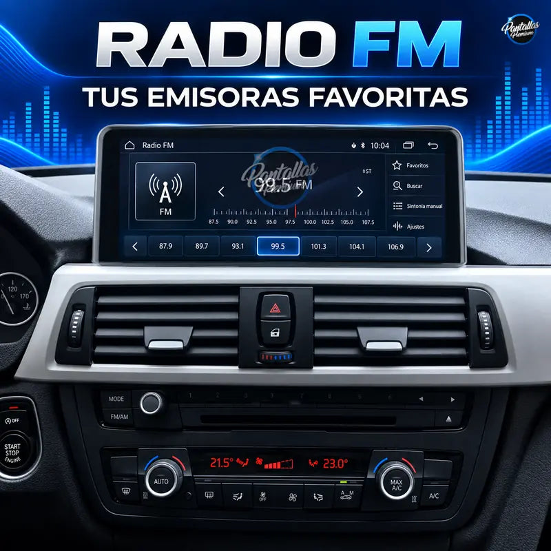 Radio pantalla CarPlay y Android Auto para BMW Serie 1 2 3 4 F20 F30 F32 F36 NBT EVO 10.25'' 2012-2021 - foto 8