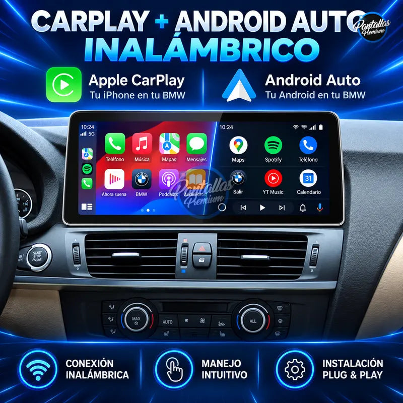 CarPlay y Android Auto inalámbrico