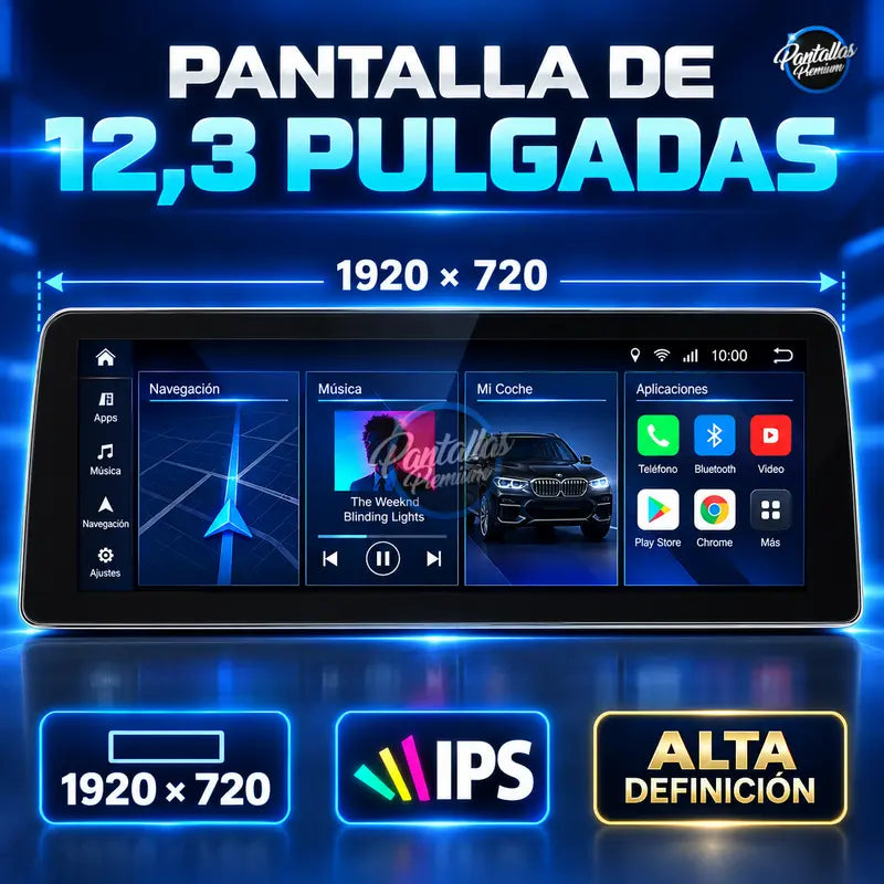 Pantalla de 12,3 pulgadas