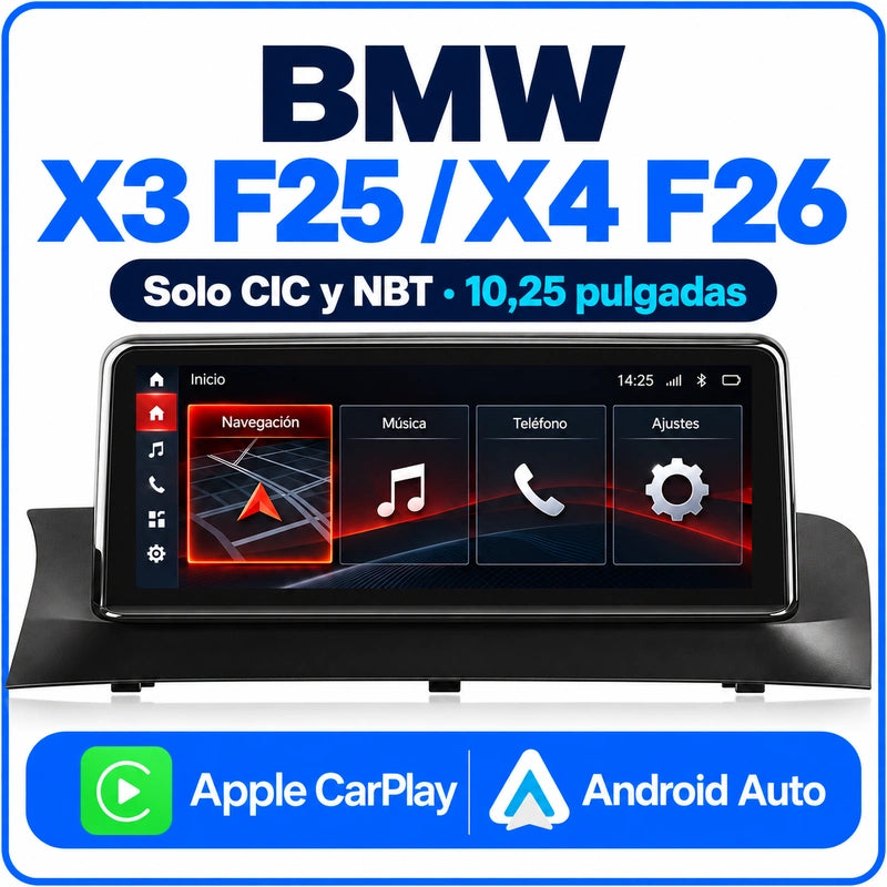 BMW X3 F25 X4 F26 CIC NBT 10,25: portada