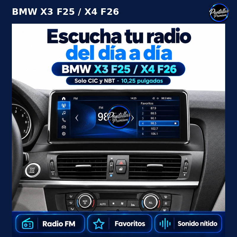 BMW CIC NBT 10,25: radio