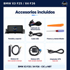BMW X3 F25 X4 F26 CIC NBT 10,25: accesorios