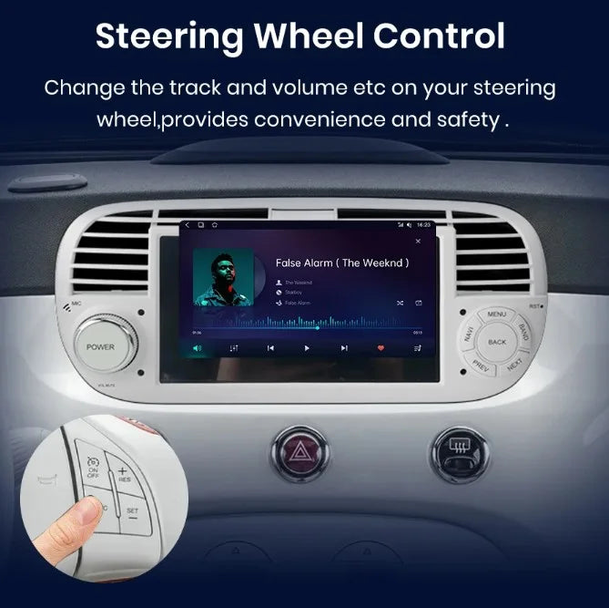 Radio Pantalla Carplay para Fiat 500 2007-2015 - foto 3