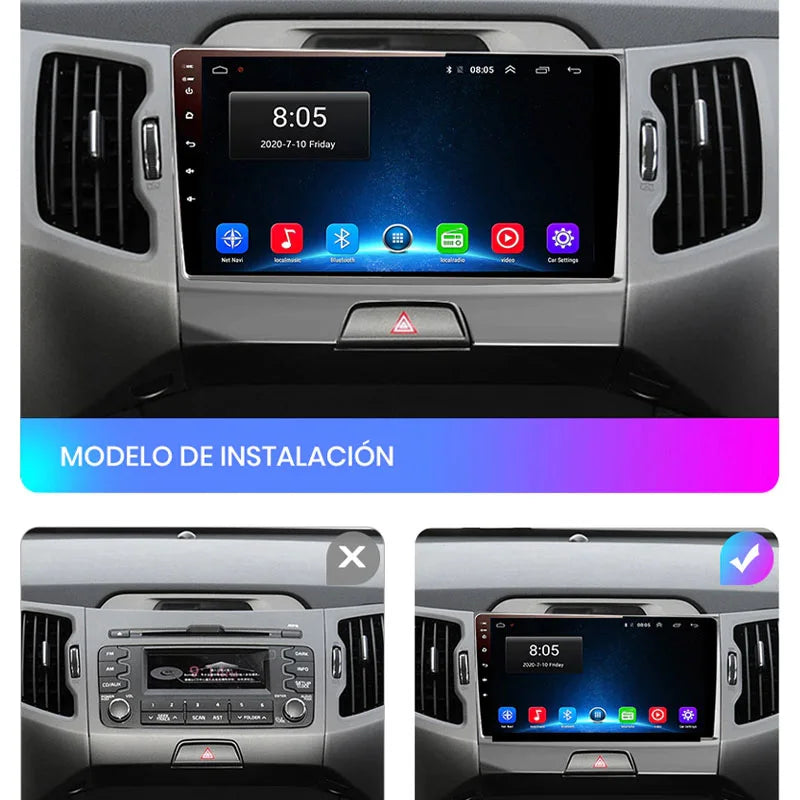 Radio Pantalla Carplay para KIA Sportage 3 2011-2016 - foto 3