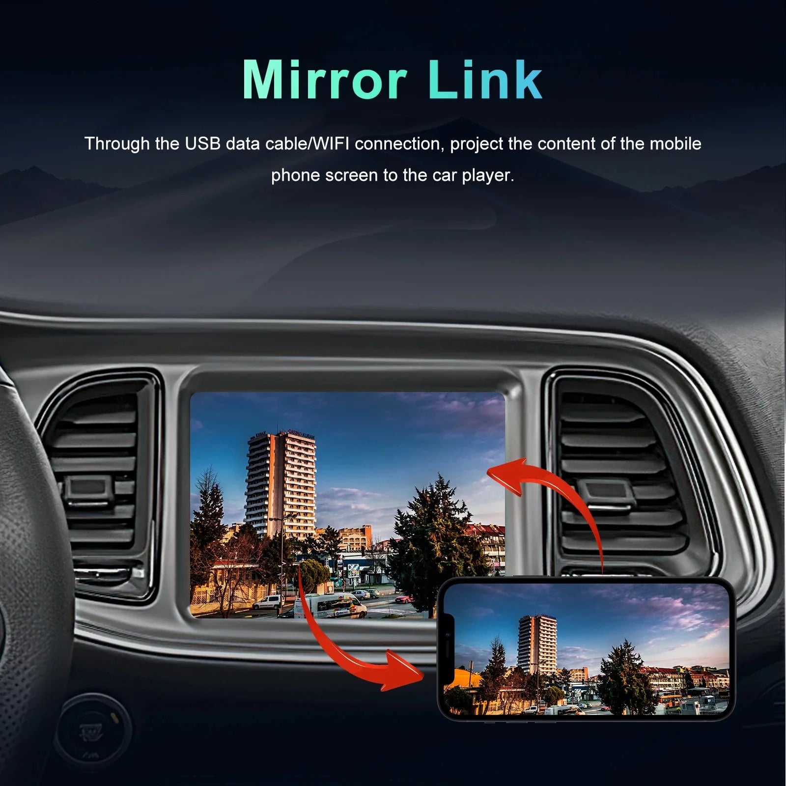 Radio Pantalla Carplay para Jeep Cherokee SRT 2015