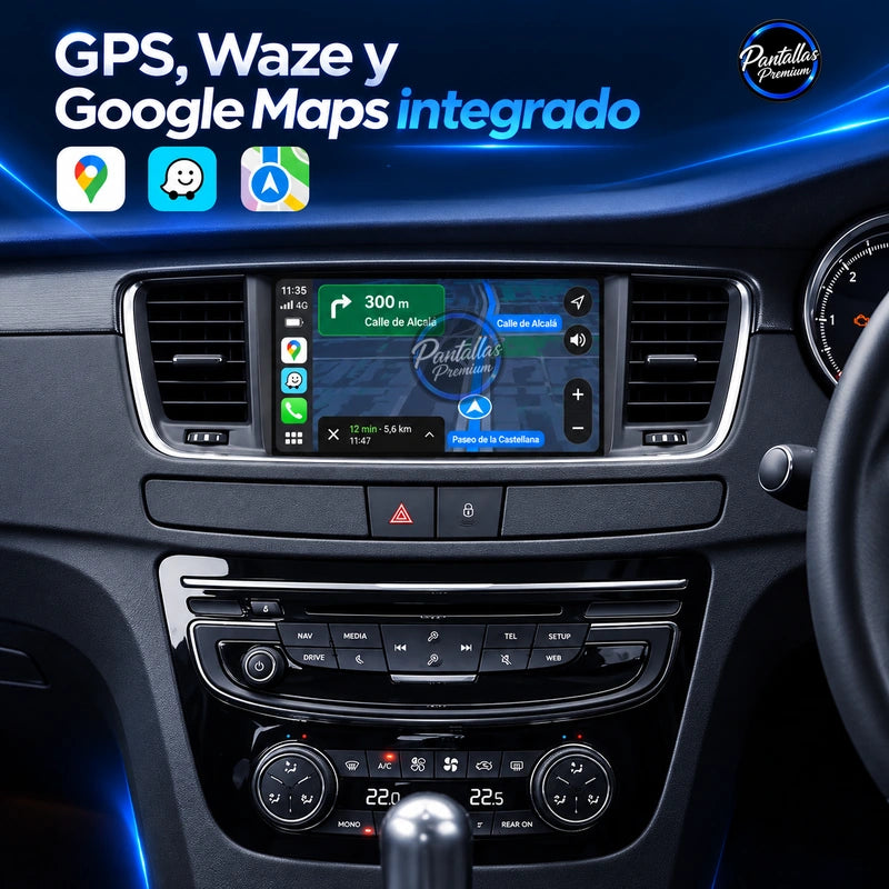 Citroën DS5 y Peugeot 508 — gps waze google maps