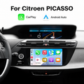 Radio Pantalla CarPlay y Android Auto para Citroen C4 PICASSO 2014 - 2020