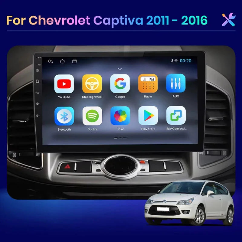 Radio Pantalla Carplay para Chevrolet Captiva 2011-2016 - foto 3