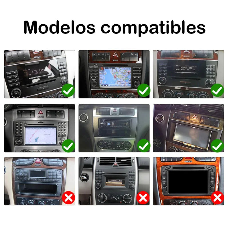 Radio Pantalla Carplay para Mercedes-Benz W203 - foto 2