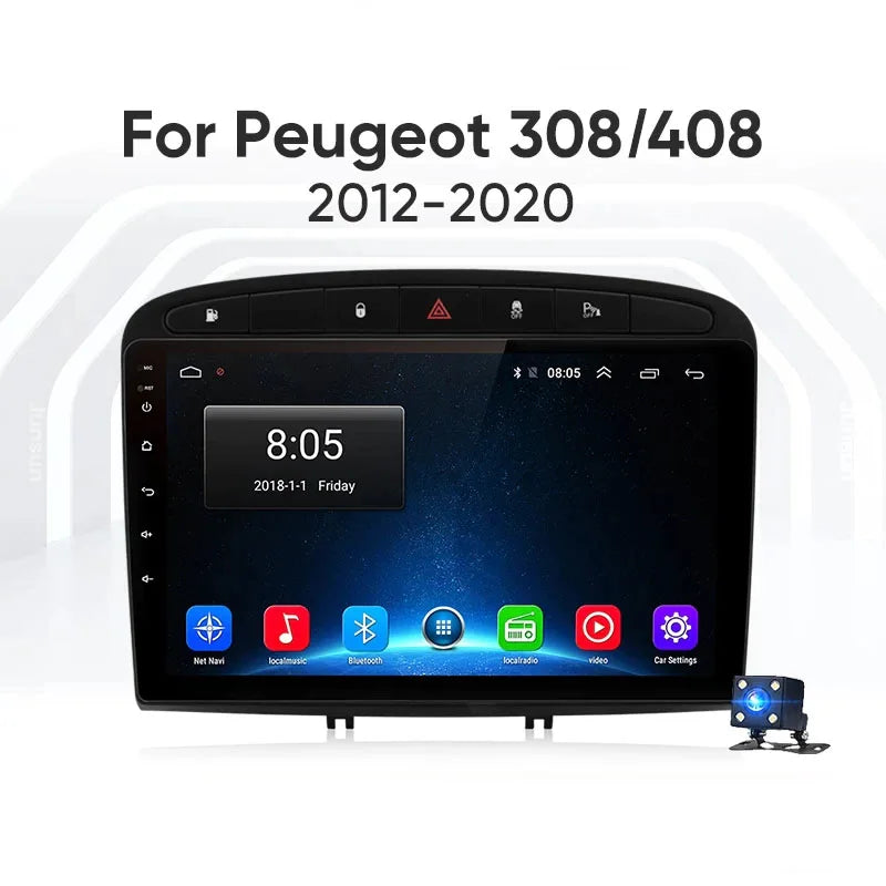 Radio CarPlay Peugeot 308/408 2012-2020