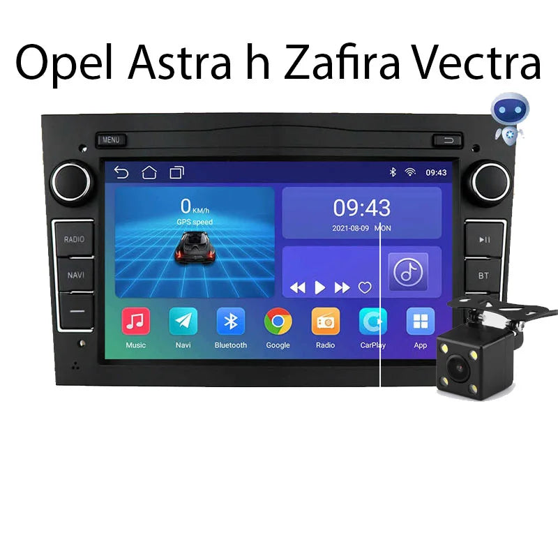 Radio CarPlay Opel Astra H Zafira Antara Vectra Corsa