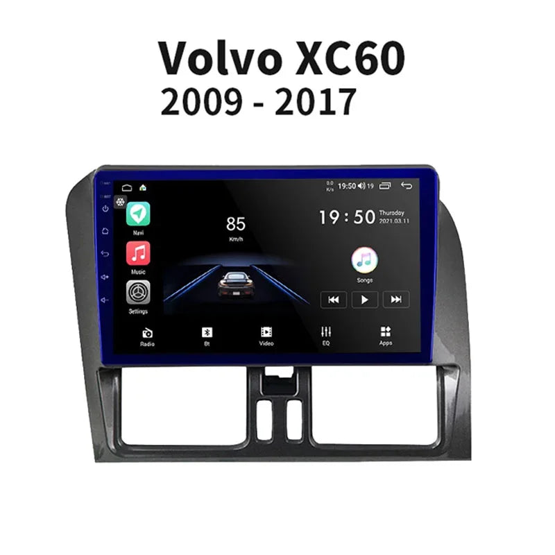 Radio Android 12 Volvo XC60 2008-2017