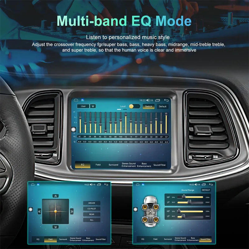 Radio Pantalla Carplay para Jeep Cherokee SRT 2015