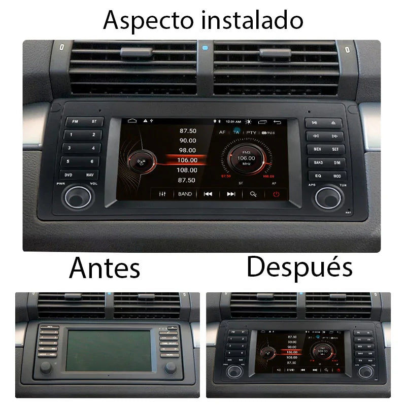 Radio Pantalla Carplay para BMW X5 E53 E39 - foto 2