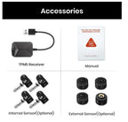 Sensor de Presión de Neumáticos TPMS con 4 sensores