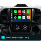 Radio Pantalla CarPlay y Android Auto para Peugeot Boxer Fiat Ducato Citroen Jumper 2018-2026