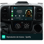 Radio Pantalla CarPlay y Android Auto para Peugeot Boxer Fiat Ducato Citroen Jumper 2018-2026