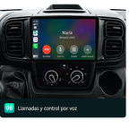 Radio Pantalla CarPlay y Android Auto para Peugeot Boxer Fiat Ducato Citroen Jumper 2018-2026