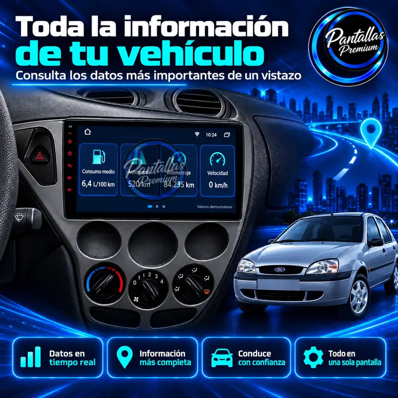 Información del vehículo para Ford Fiesta Mk4 y Ford Focus Mk1