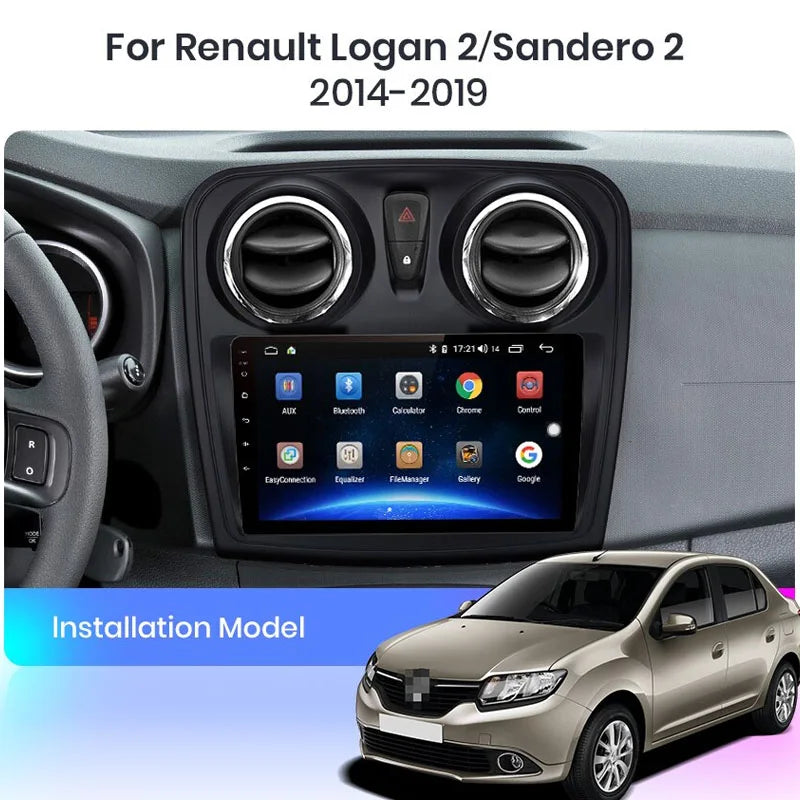 Radio Pantalla Carplay para Renault Logan 2 Sandero 2 Lodgy - foto 2