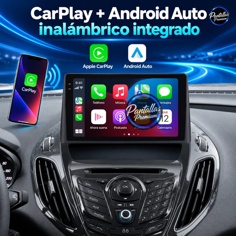 Ford Transit Tourneo Courier 2013-2021 carplay android auto