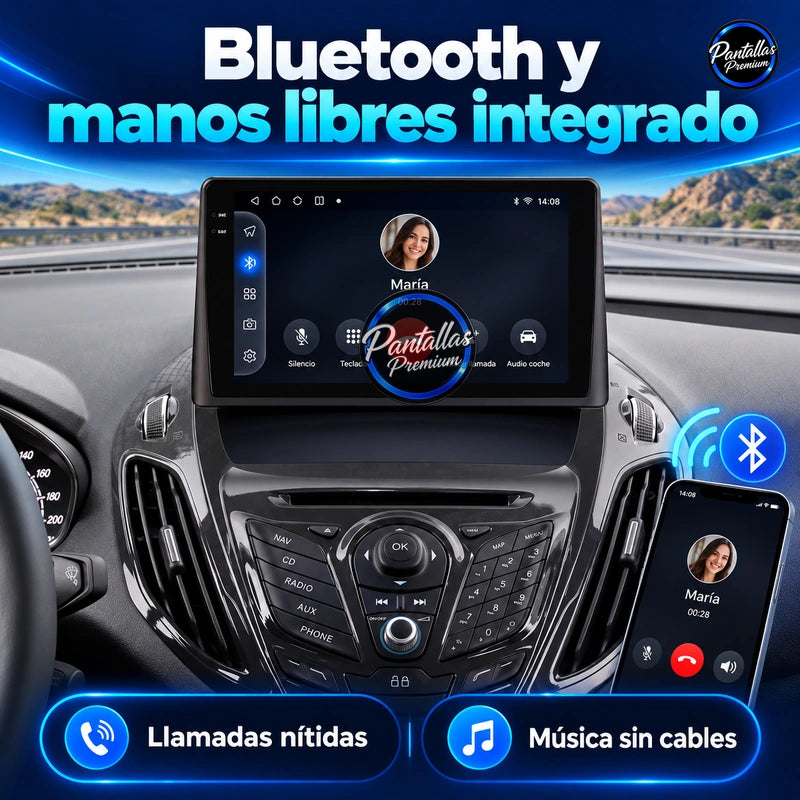 Ford Transit Tourneo Courier 2013-2021 bluetooth manos libres