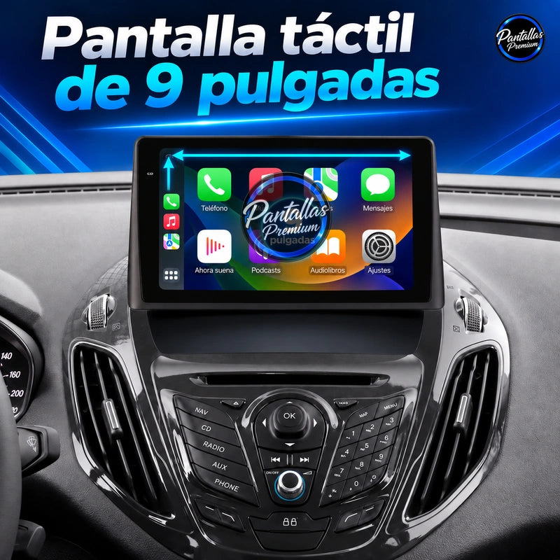 Ford Transit Tourneo Courier 2013-2021 tamano 9 pulgadas
