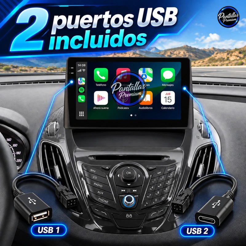 Ford Transit Tourneo Courier 2013-2021 dos puertos usb
