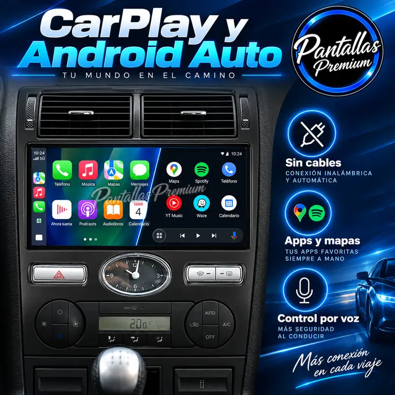 CarPlay y Android Auto inalámbricos para Ford Mondeo Mk3