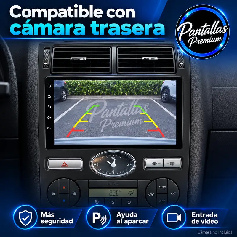Pantalla Ford Mondeo Mk3 compatible con cámara trasera