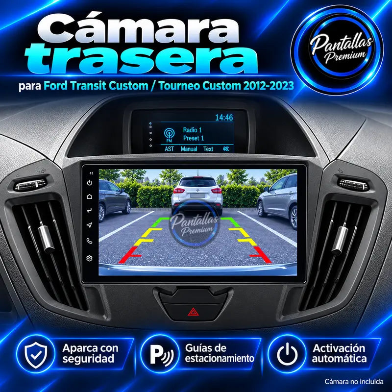 Cámara trasera Ford Transit Custom Tourneo Custom