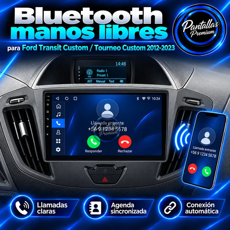 Bluetooth manos libres Ford Transit Custom Tourneo Custom