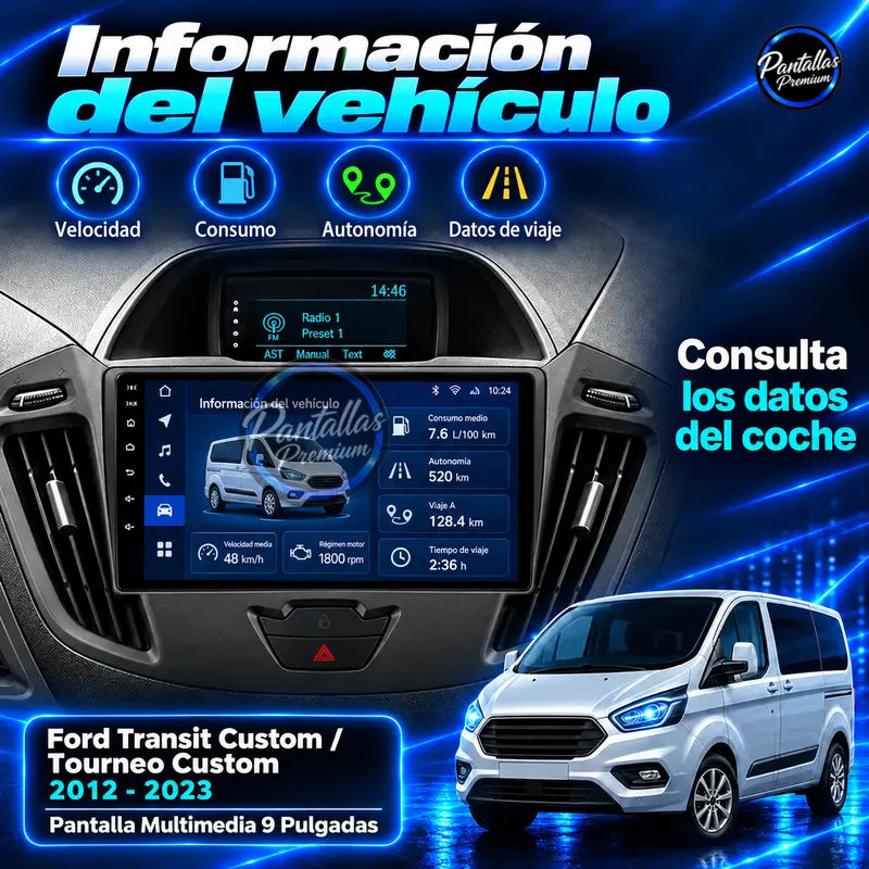 Información del vehículo Ford Transit Custom Tourneo Custom
