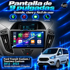 Pantalla de 9 pulgadas Ford Transit Custom Tourneo Custom