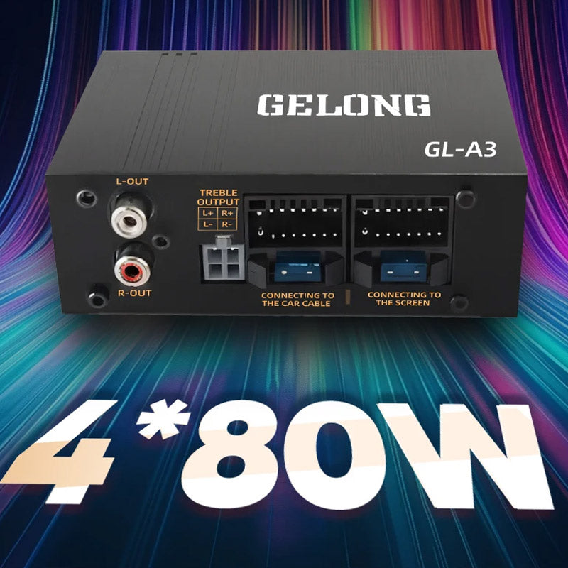 Amplificador DSP 4x80W para Radio Android
