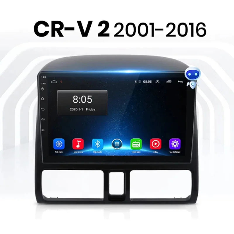 Radio Android Honda 12 CRV 2 2001-2006