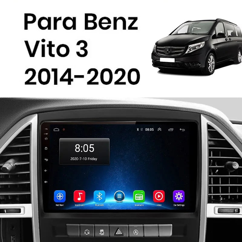 Radio Pantalla Carplay para Mercedes-Benz Vito 3 2014-2020 - foto 2