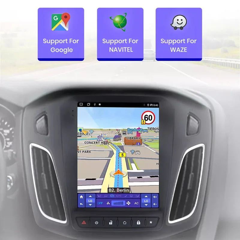 Radio Pantalla Carplay para Ford Focus Tesla 2012-2018 - foto 3