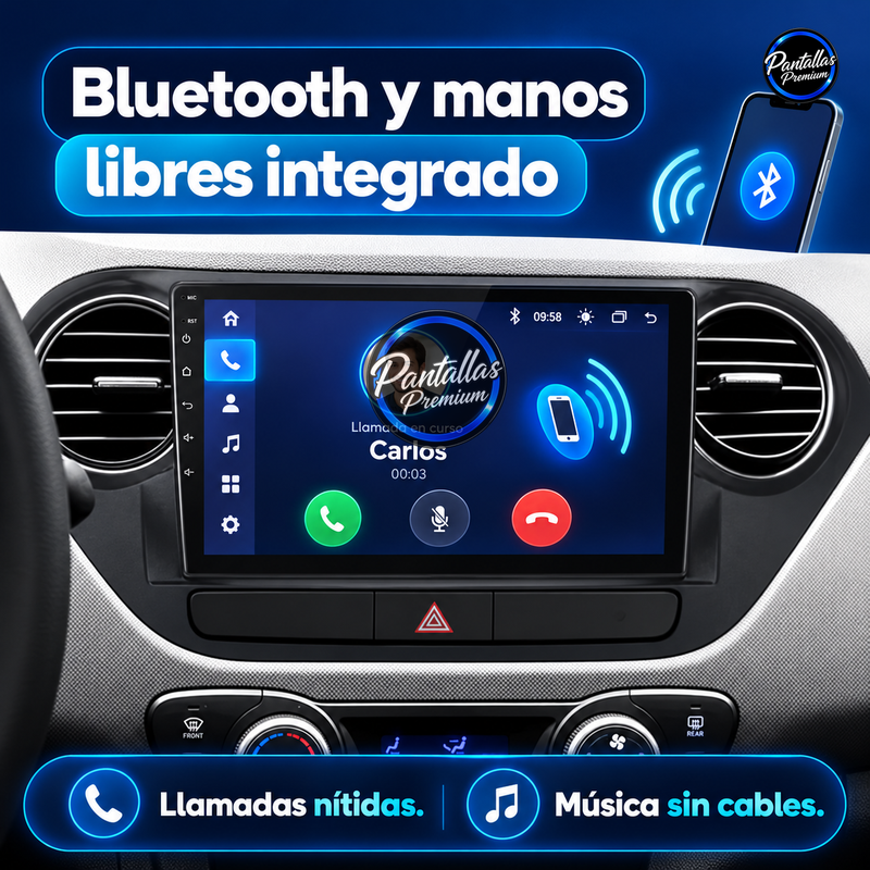 Hyundai Grand i10 - bluetooth - Pantallas Premium