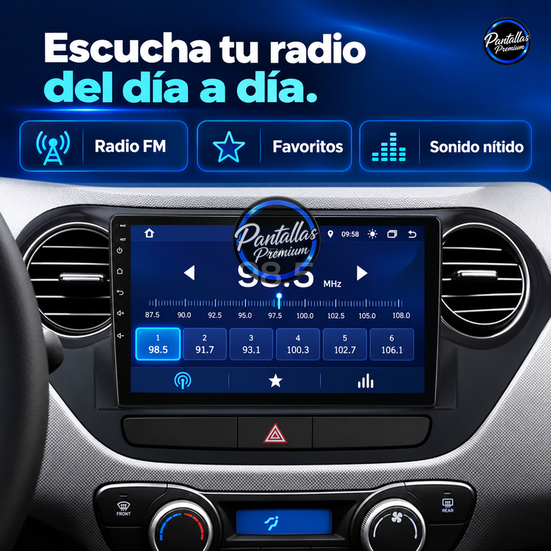 Hyundai Grand i10 - radio - Pantallas Premium