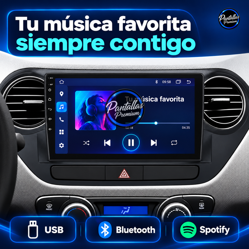 Hyundai Grand i10 - musica - Pantallas Premium