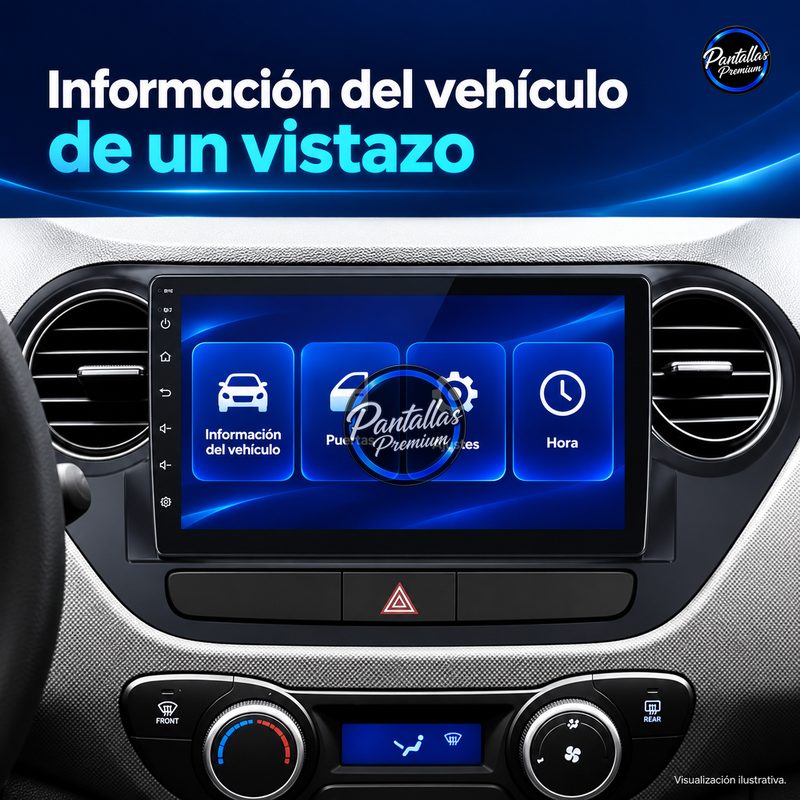 Hyundai Grand i10 - informacion - Pantallas Premium