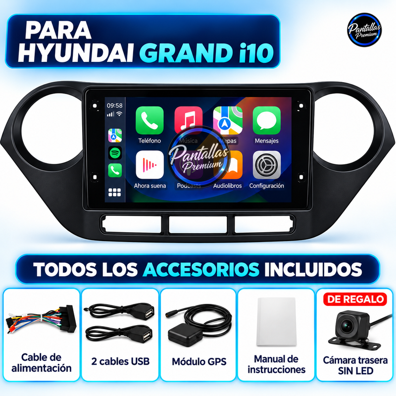Hyundai Grand i10 - accesorios - Pantallas Premium