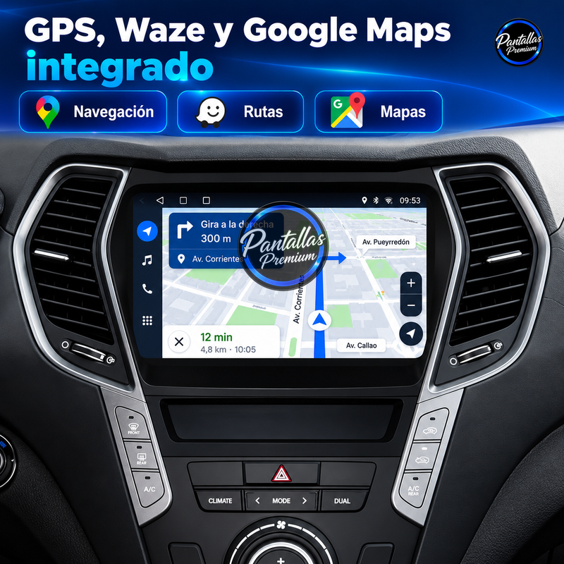 Hyundai ix45 Santa Fe - gps - Pantallas Premium