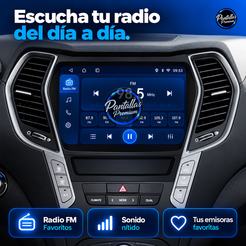 Hyundai ix45 Santa Fe - radio - Pantallas Premium