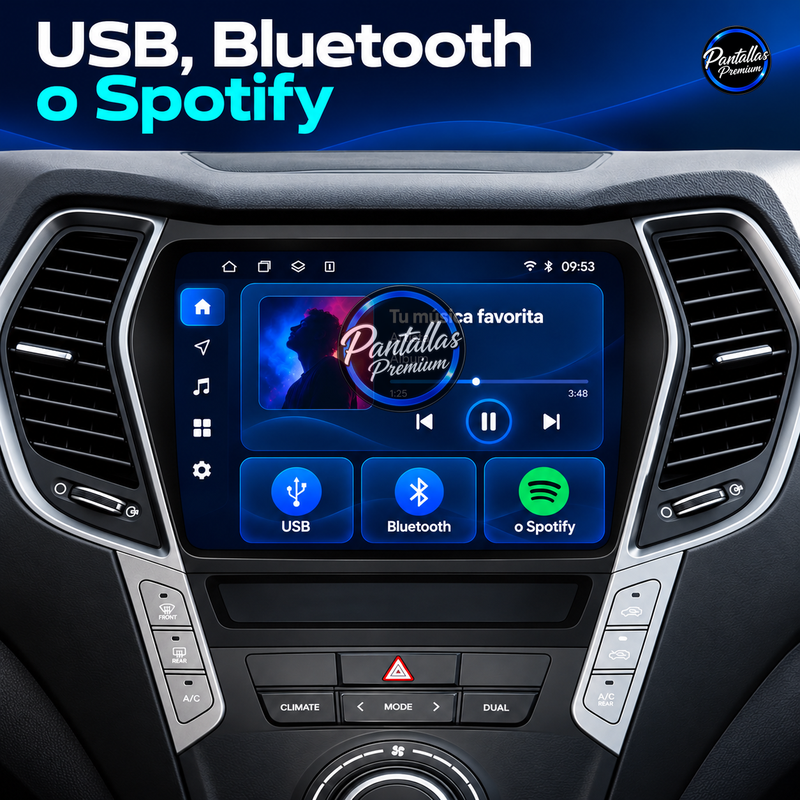 Hyundai ix45 Santa Fe - musica - Pantallas Premium