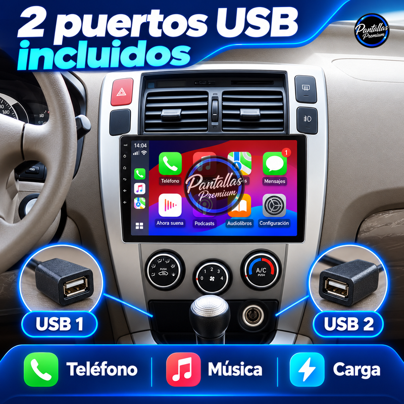 Hyundai Tucson - usb - Pantallas Premium