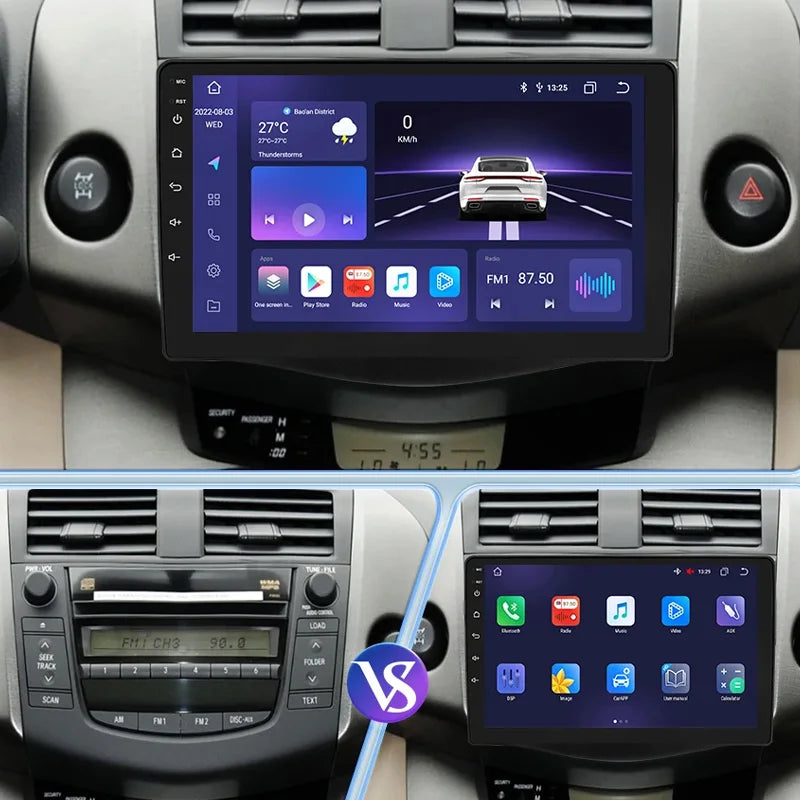Radio Pantalla Carplay para Toyota RAV 4 2007-2011 - foto 3